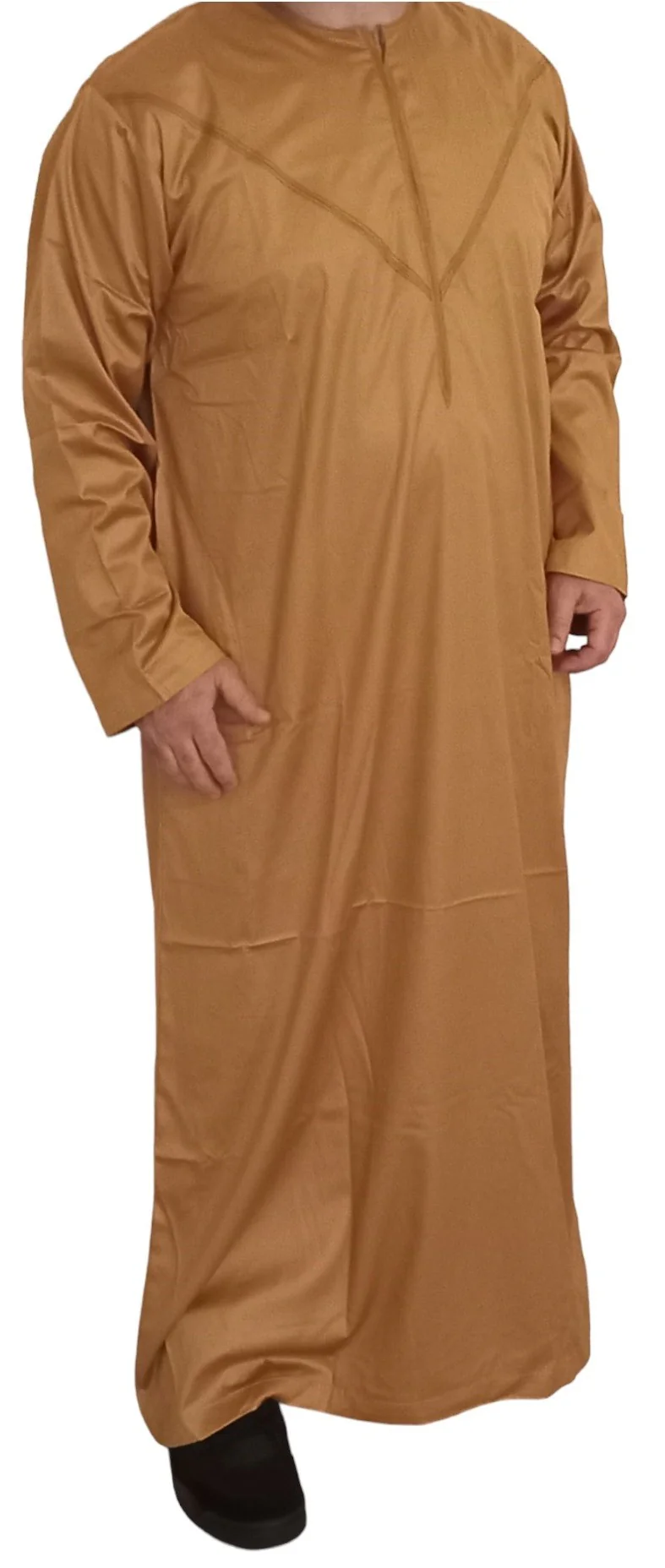 Qamis Émirati en Satin Précieux – Manches Longues | Sultan - Image 12