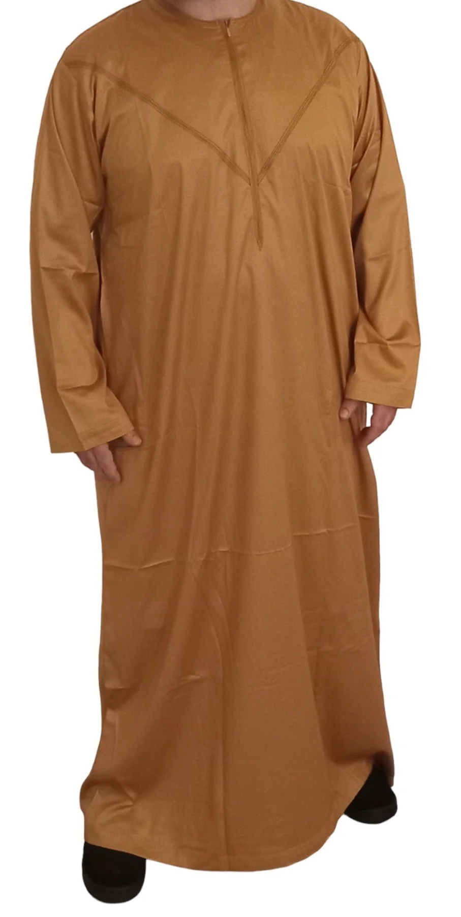 Qamis Émirati en Satin Précieux – Manches Longues | Sultan - Image 13