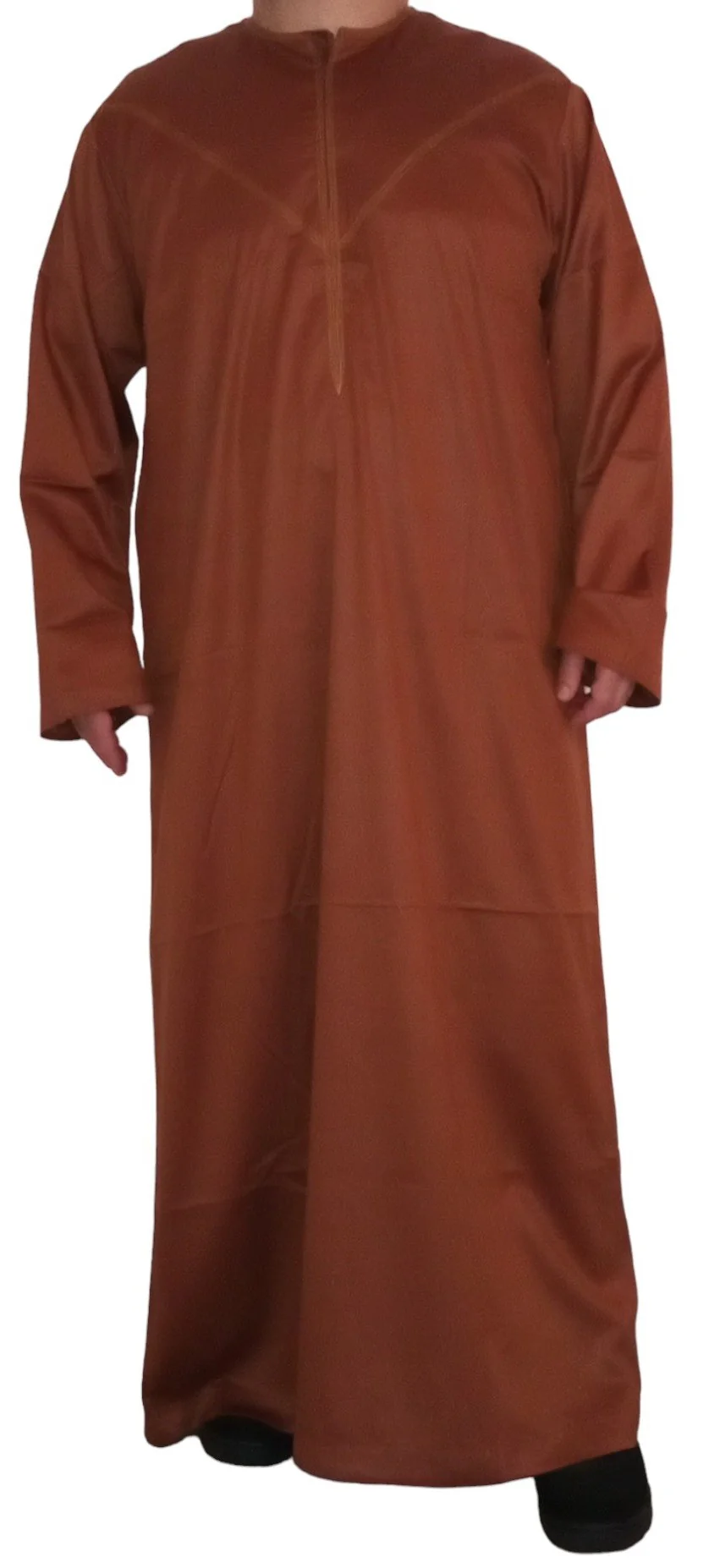 Qamis Émirati en Satin Précieux – Manches Longues | Sultan - Image 16