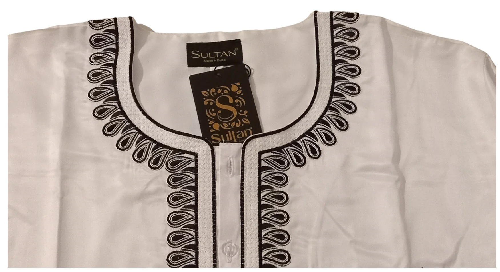 Qamis Sultan Classique Brodé – Manches Longues | Sultan - Image 5