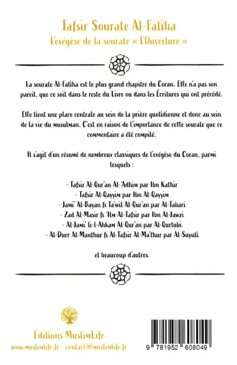 Tafsir Sourate Al-Fatiha : L’Exégèse de la sourate “L’Ouverture” – Éditions MuslimLife - Image 2